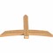 Ekena Millwork Bellingham Timber Gable Bracket, Western Red Cedar, 60"W x 35"H x 3 1/2"D x 5 1/2"F, 14/12 Pitch GBW060X35X0406BEL00SWR - alternate 2